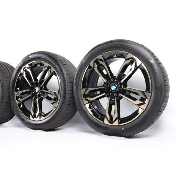 BMW Sommerkompletträder X1 U11 iX1 U11 X2 U10 19 Zoll Styling 871 M Doppelspeiche