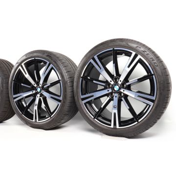 BMW Velgen met Zomerbanden 5 Serie G60 G61 i5 G60 G61 20 Inch Styling 938 M Sternspeiche