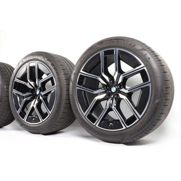 BMW Sommerkompletträder 7er G70 i7 G70 20 Zoll Styling 907 M V-Speiche