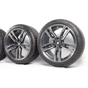 BMW Winterkompletträder 8er G14 G15 G16 19 Zoll Styling 727 M Doppelspeiche