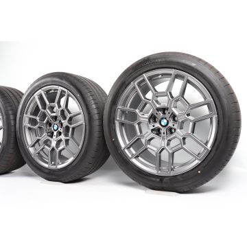 BMW Sommerkompletträder XM G09 21 Zoll Styling 918 M Doppelspeiche