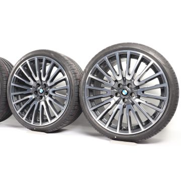BMW Sommerkompletträder 6er G32 7er G11 G12 21 Zoll Styling 629 Vielspeiche