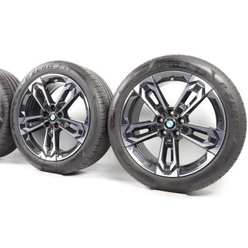 BMW Velgen met Zomerbanden X1 U11 iX1 U11 X2 U10 iX2 U10 19 Inch Styling 871 M Doppelspeiche
