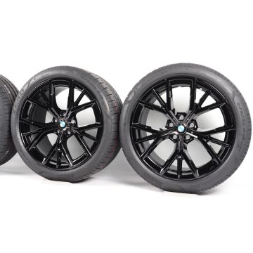 BMW Velgen met Zomerbanden 5 Serie G30 G31 19 Inch Styling 845 M Y-Speiche