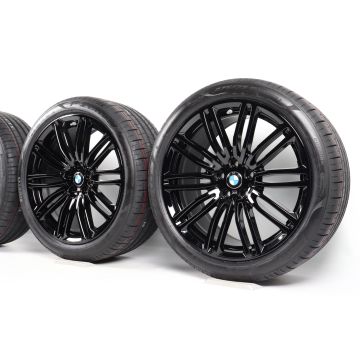 BMW Velgen met Zomerbanden 5 Serie G30 G31 19 Inch Styling 664 M Doppelspeiche