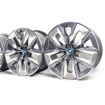 4x BMW Alufelgen 7er G70 i7 G70 X3 G45 21 Zoll Styling 910i Aerodynamik