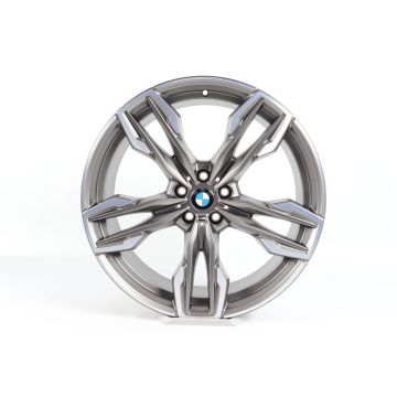 1x Hinterachse BMW Alufelge X3 G01 X4 G02 21 Zoll Styling 718 M Doppelspeiche