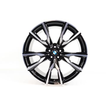 1x Front axle BMW Alloy Rim X7 G07 22 Inch Styling 755 M V-Speiche