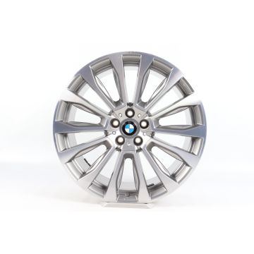 1x Rear axle BMW Alloy Rim X3 G01 X4 G02 20 Inch Styling 697 V-Speiche