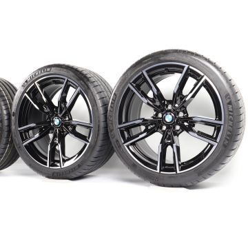 BMW Velgen met Zomerbanden 3 Serie G20 G21 2 Serie G42 4 Serie G22 G23 19 Inch Styling 792 M Doppelspeiche