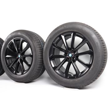 BMW Velgen met Winterbanden X7 G07 20 Inch Styling 750 V-Speiche