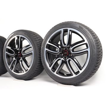MINI Velgen met Winterbanden F60 Countryman 19 Inch Styling JCW Course Spoke 523 2-Tone