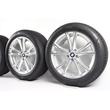 BMW Winterkompletträder 7er G70 i7 G70 X3 G45 19 Zoll Styling 903 Doppelspeiche