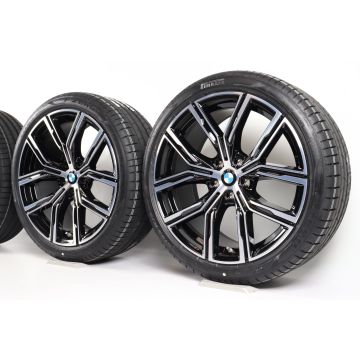 BMW Velgen met Zomerbanden 3 Serie G20 G21 2 Serie G42 4 Serie G22 G23 19 Inch Styling 783 Y-Speiche