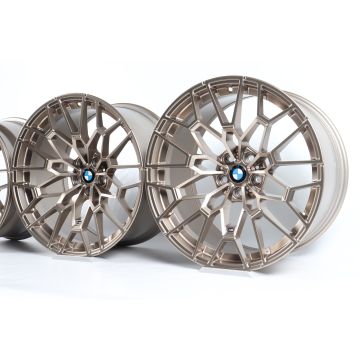 4x BMW Alufelgen M2 G87 M3 G80 M4 G82 G83 19 Zoll 20 Zoll Styling 827 M Doppelspeiche
