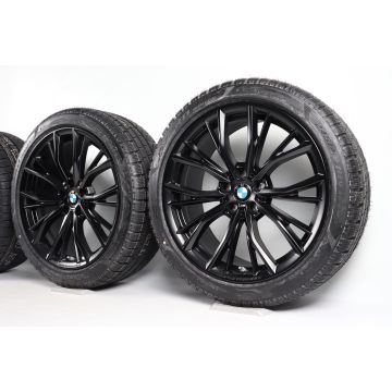 BMW Velgen met Winterbanden 5 Serie G30 8 Serie G14 G15 G16 19 Inch Styling 786 M Doppelspeiche