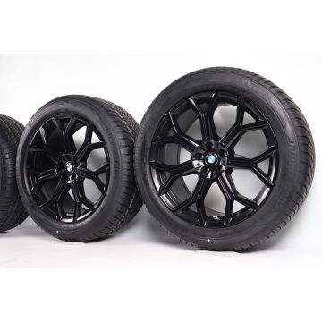 BMW Velgen met Winterbanden X7 G07 21 Inch Styling 753 Y-Speiche