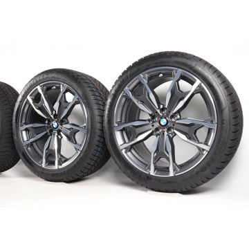 BMW Winterkompletträder X3 G01 X4 G02 20 Zoll Styling 787 M Doppelspeiche