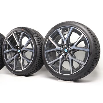 BMW Winterkompletträder 1er F40 2er F44 18 Zoll Styling 553 M Y-Speiche