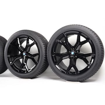 BMW Winterkompletträder X5 G05 X6 G06 21 Zoll Styling 741 M Y-Speiche