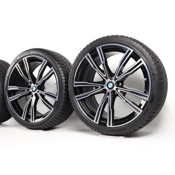 BMW Winterkompletträder 8er G14 G15 G16 20 Zoll Styling 730 V-Speiche