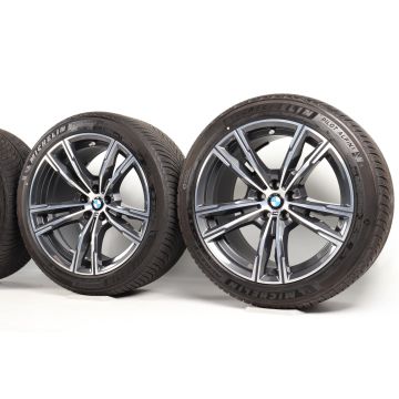 BMW Velgen met Winterbanden M8 F91 F92 F93 19 Inch Styling 812 M Doppelspeiche