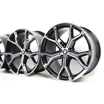 4x BMW Alufelgen X5 G05 X6 G06 21 Zoll Styling 741 M Y-Speiche
