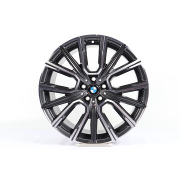 1x Front axle BMW Alloy Rim 6 Series G32 7 Series G11 G12 20 Inch Styling 817 M Sternspeiche