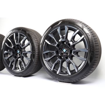 BMW Sommerkompletträder X5 G05 X6 G06 21 Zoll Styling 915 M Y-Speiche