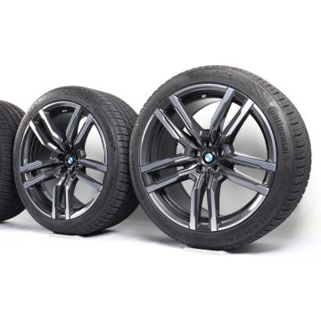 BMW Velgen met Winterbanden X5M F95 X6M F96 21 Inch Styling 808 M Doppelspeiche