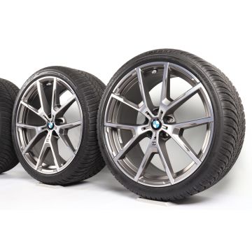 BMW Winterkompletträder 8er G14 G15 G16 20 Zoll Styling 728 M Y-Speiche