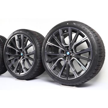 BMW Winterkompletträder 6er G32 7er G11 G12 20 Zoll Styling 817 M Sternspeiche