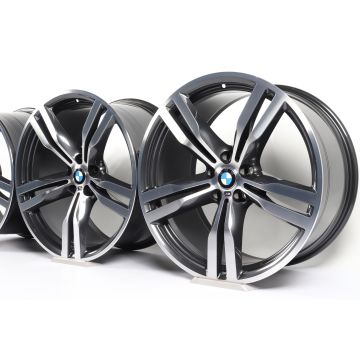 4x BMW Velgen 6 Serie G32 7 Serie G11 G12 20 Inch Styling 648 M Doppelspeiche