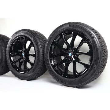 BMW Winterkompletträder X5 G05 X6 G06 20 Zoll Styling 738 V-Speiche