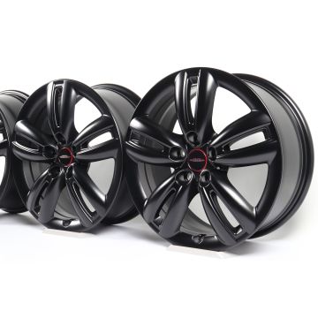 4x MINI Alufelgen F56 F55 F57 17 Zoll Styling JCW Track Spoke 501