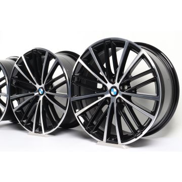 4x BMW Alufelgen 5er G30 G31 19 Zoll Styling 635 V-Speiche