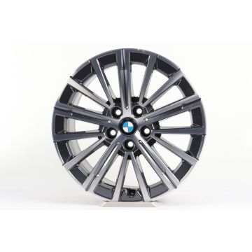 1x BMW Alloy Rim X1 U11 2 Series U06 X2 U10 U25 17 Inch Styling 833 V-Spoke
