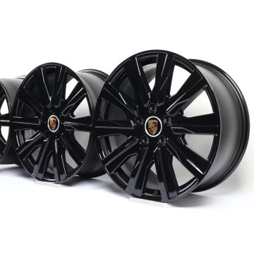 4x Porsche Alufelgen Taycan 20 Zoll Tequipment Design Rad
