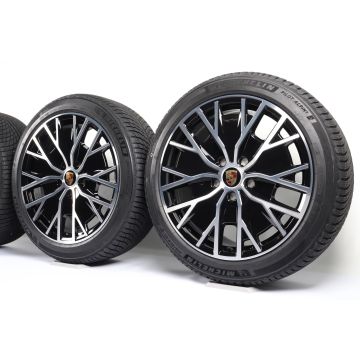 Porsche Sommerkompletträder Taycan J1 + J1 II 20 Zoll "Turbo S Aero Design" 