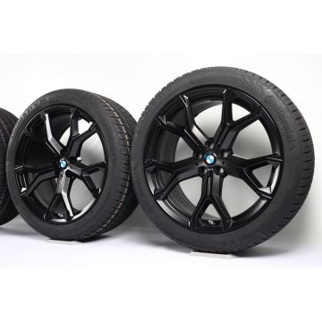 BMW Winterkompletträder X5 G05 X6 G06 21 Zoll Styling 741 M Y-Speiche