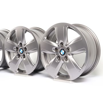 4x BMW Alufelgen 1er F40 2er F44 16 Zoll Styling 517 Sternspeiche