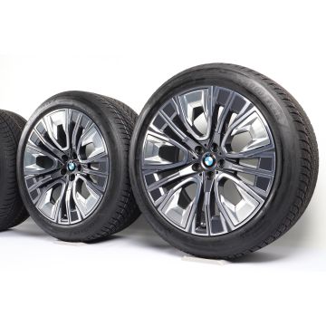 BMW Velgen met Winterbanden 7 Serie G70 i7 G70 X3 G45 20 Inch Styling 906 Aerodynamik