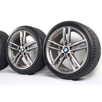 BMW Sommerkompletträder 1er F20 F21 2er F22 F23 18 Zoll Styling 719 M Doppelspeiche