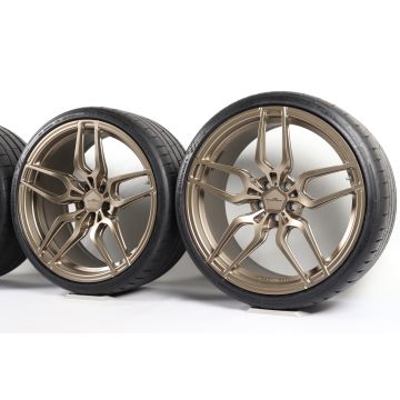 AC Schnitzer Sommerkompletträder M2 G87 M4 G82 G83 20 Zoll 21 Zoll Styling AC4 geschmiedet techgold
