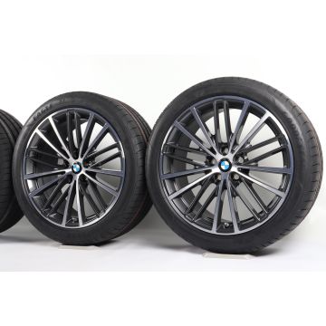 BMW Velgen met Zomerbanden 5 Serie G30 G31 19 Inch Styling 635 V-Speiche
