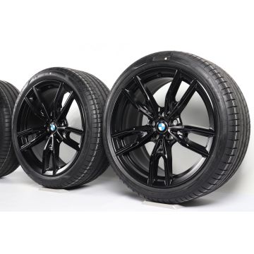BMW Sommerkompletträder 3er G20 G21 2er G42 4er G22 G23 19 Zoll Styling 792 M Doppelspeiche
