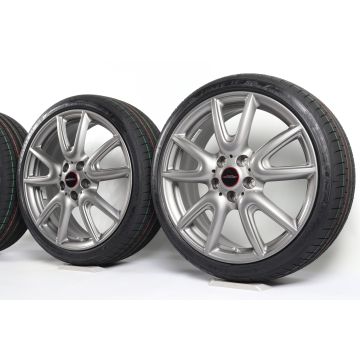 MINI Sommerkompletträder F56 F55 F57 18 Zoll Styling JCW Double Spoke 534