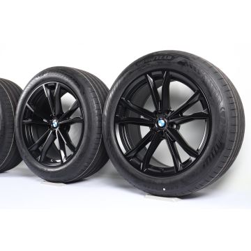 BMW Sommerkompletträder 7er G70 i7 G70 X3 G45 19 Zoll Styling 903 Doppelspeiche