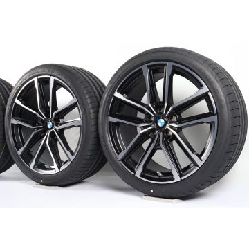 BMW Sommerkompletträder 3er G20 G21 2er G42 4er G22 G23 19 Zoll Styling 797 M Doppelspeiche