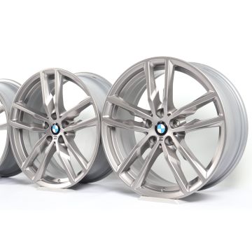 4x BMW Alloy Rims X3 G01 X4 G02 19 Inch Styling 698 M Doppelspeiche
